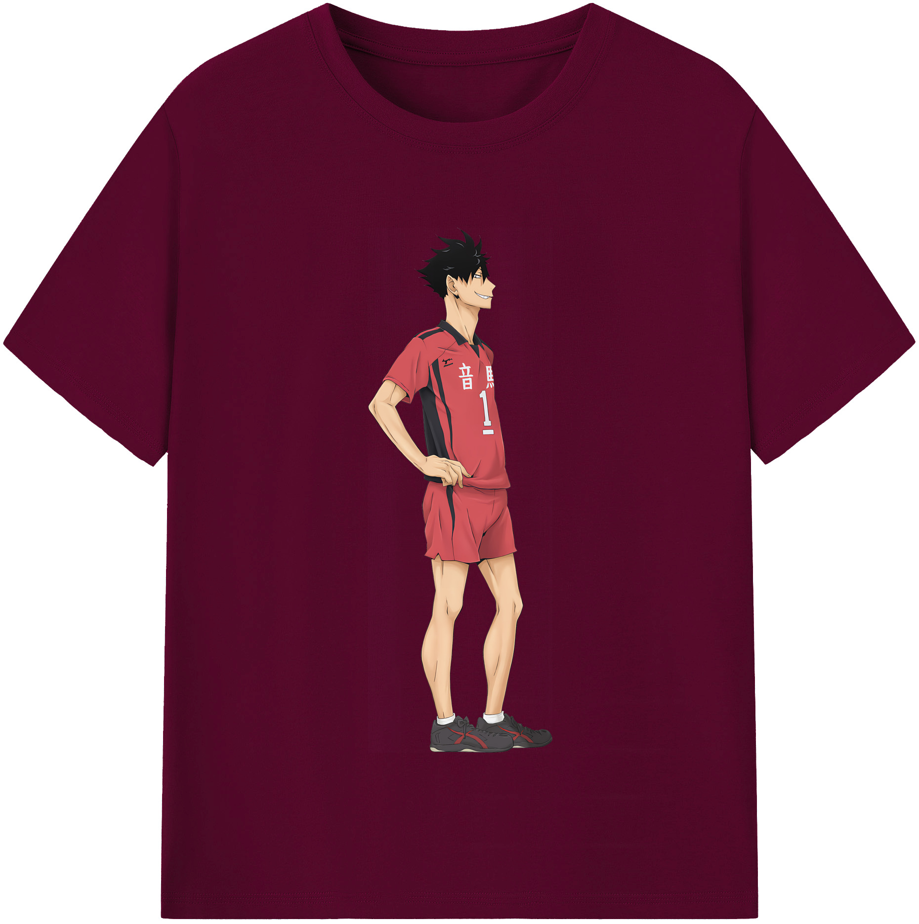 （画像用） ハイキュー!! Haikyu!! レディースカジュアルプリントTシャツ（綿100％）